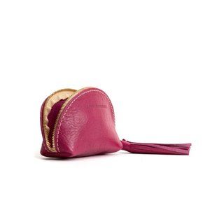 Portland Leather Goods Taco Tassel Pouch Hibiscus Pink BRAND NEW!
